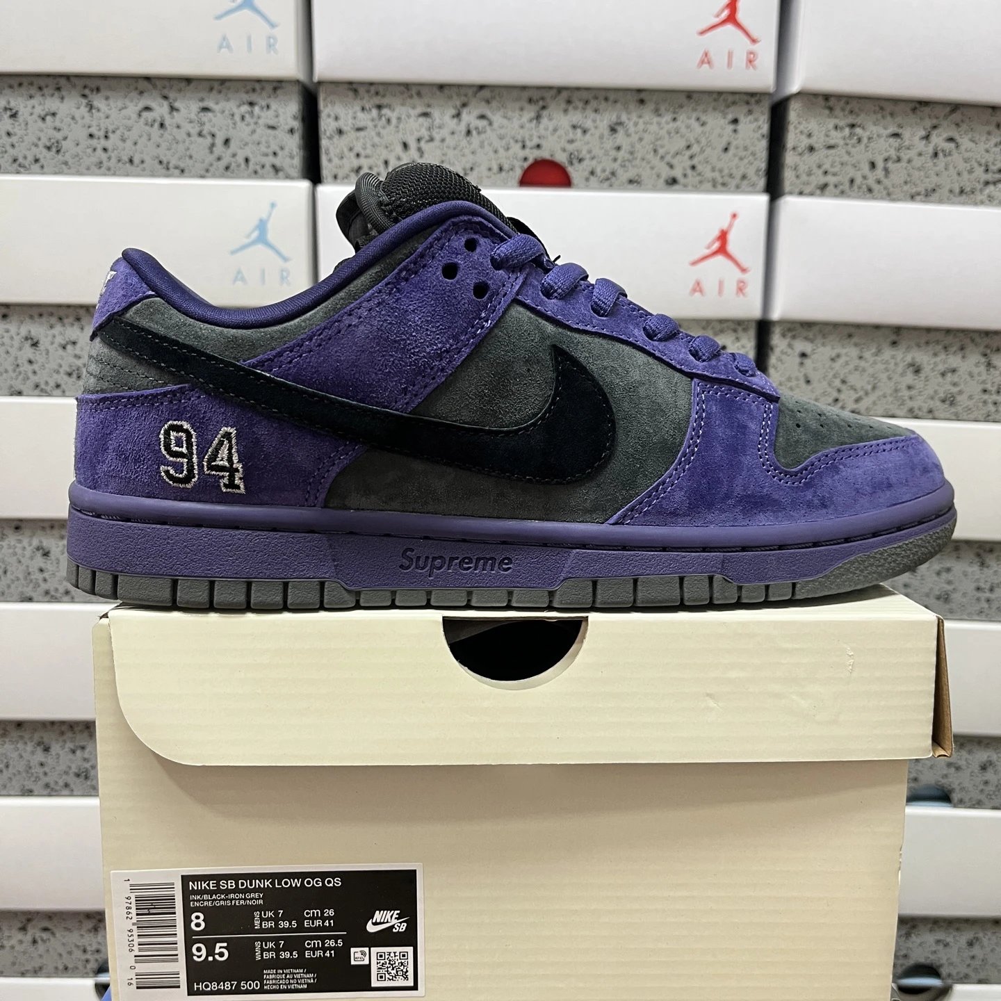 Nike SB Dunk Low OG QS Supreme Ink HQ8487-500