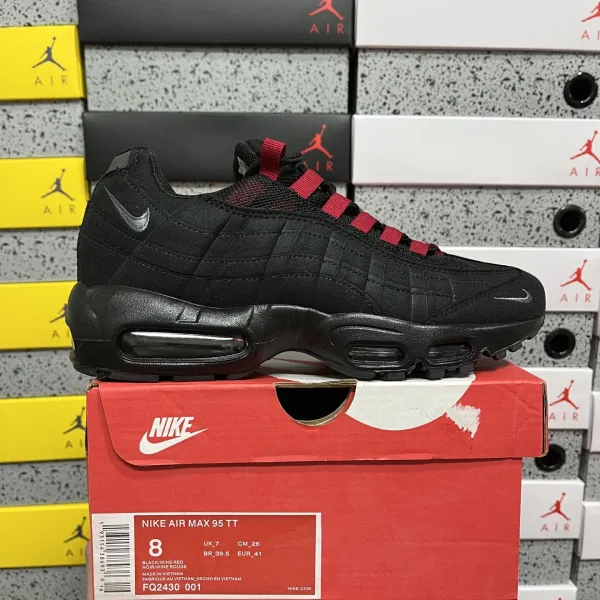 Nike Air Max 95 TT Black / Wine Red Sneakers - 1