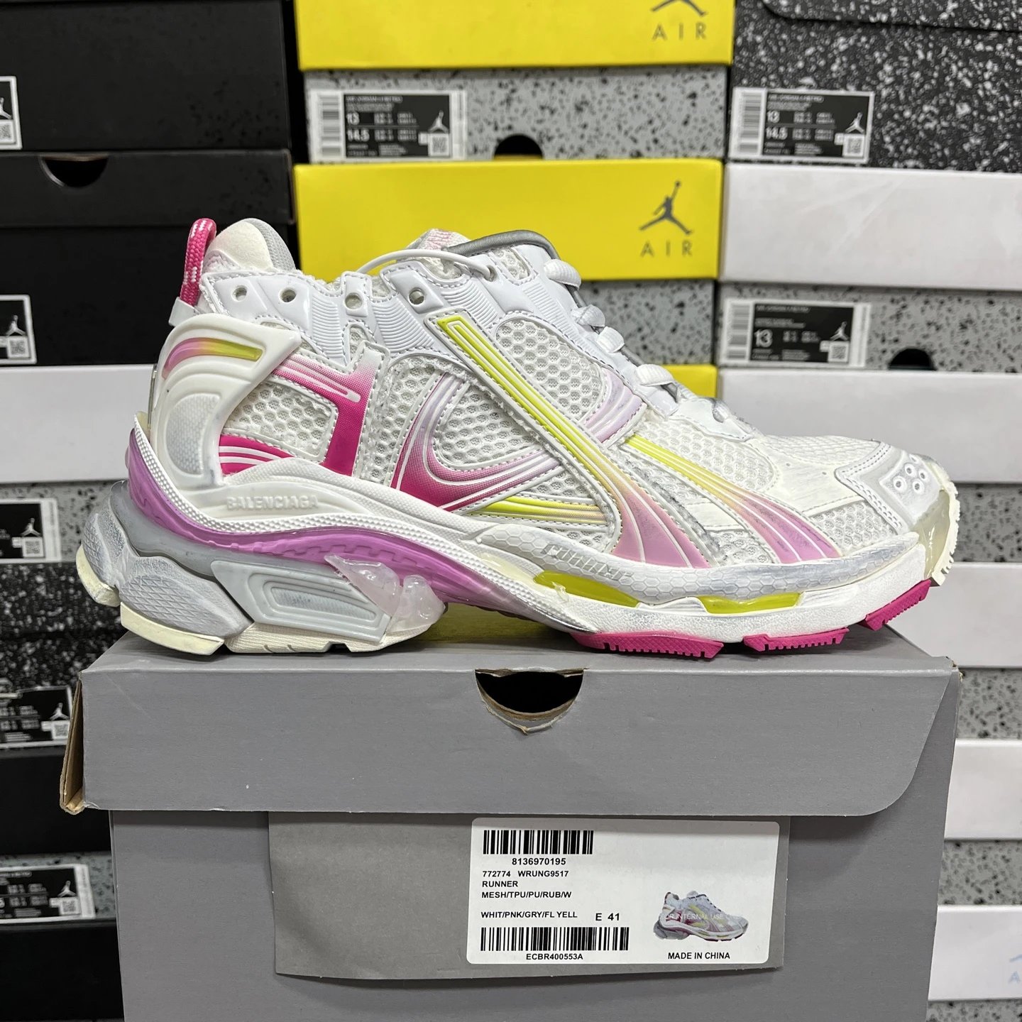 701-12 White Yellow Purple 9517