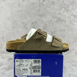 thumbnail for 【YX Batch】Boku肯 牛反绒 软木复古时尚 半包头拖鞋系列合集！