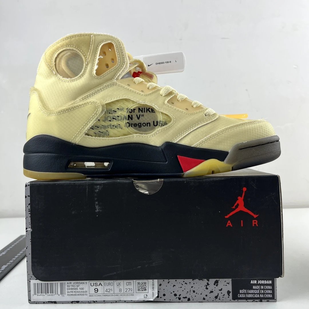 AJ5 Joint Cream White Sail Yellow Cicada Wing DH8565-100