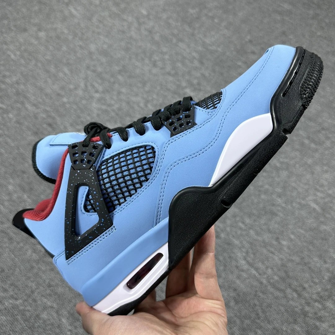 AJ4 Blue suede 308497-406