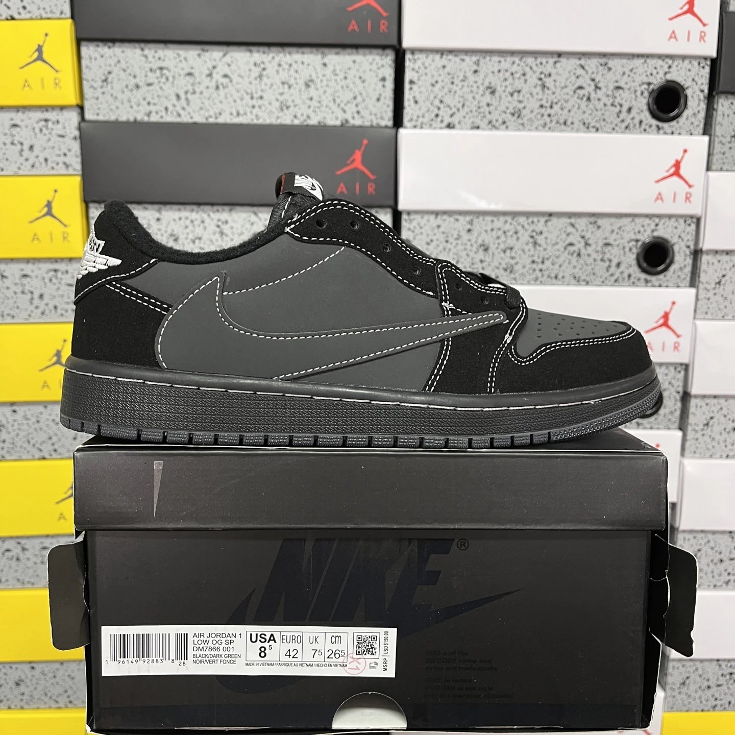 Jordan 1 Retro Low OG SP Travis Scott Black Phantom DM7866-001