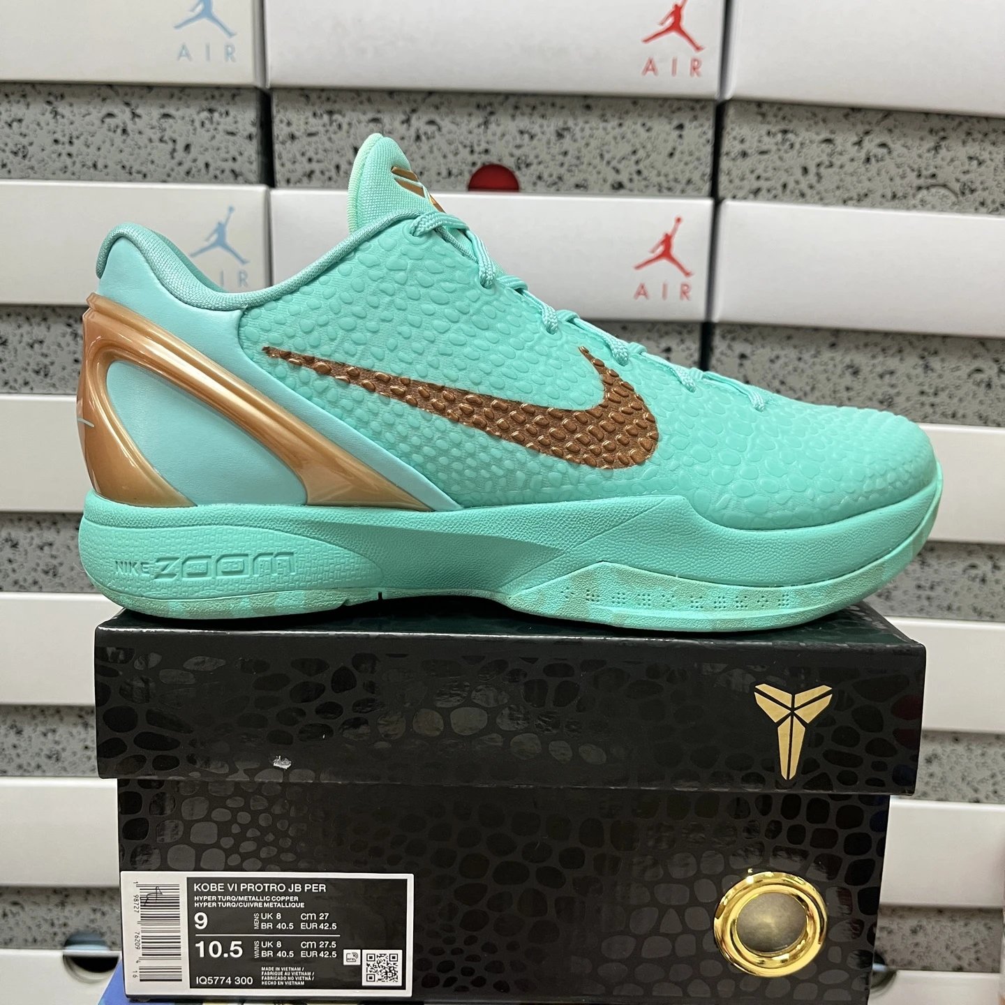 Kobe6 IQ5774-300 蓝金