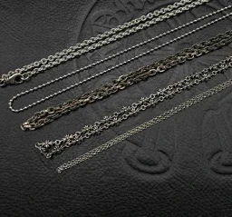 thumbnail for Popular style necklace couple necklace sterling silver