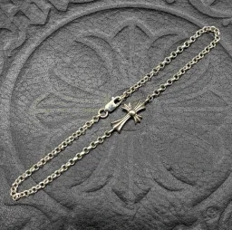 thumbnail for Ins style thin bracelet cross bracelet couple style