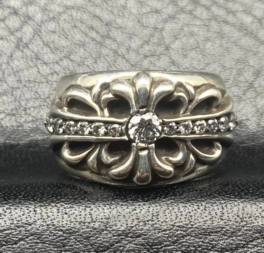 Ins popular couple ring with diamond inlay style customization for 7 days