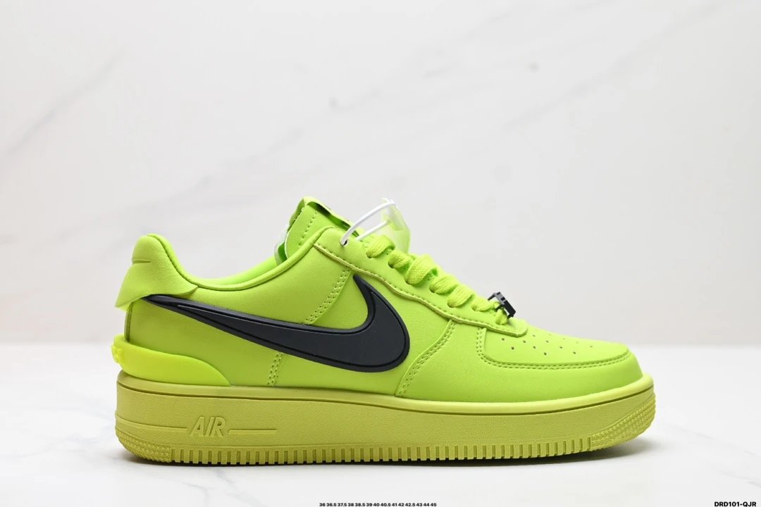 Nike Air Force 1 Neon Green Low Top Sneakers