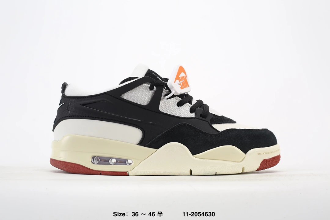 Air Jordan Retro Black White Suede Sneakers