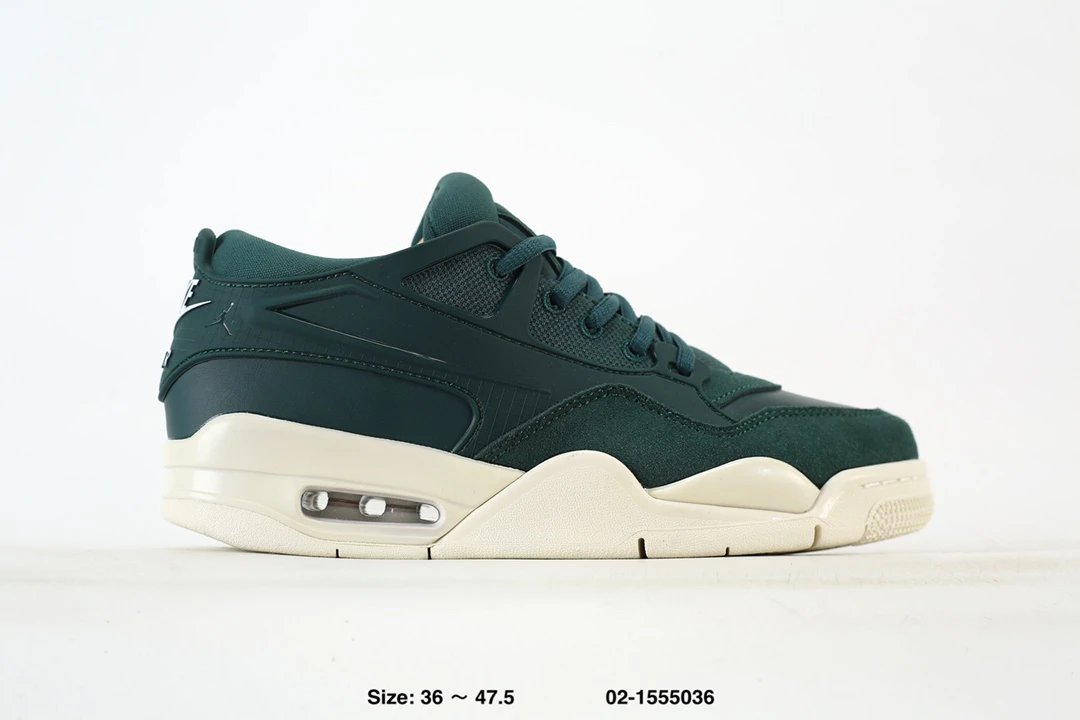 Air Jordan 4 RM Dark Green Low Top Sneakers