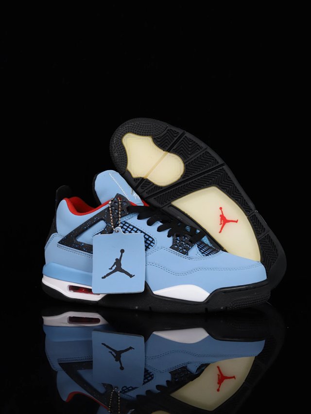 Air Jordan Air Jordan 4 Light Blue Retro Sneakers - Buy on Kakobuysheetfind