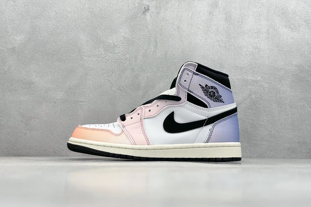 Air Jordan High Top Gradient Pink Purple Shoes