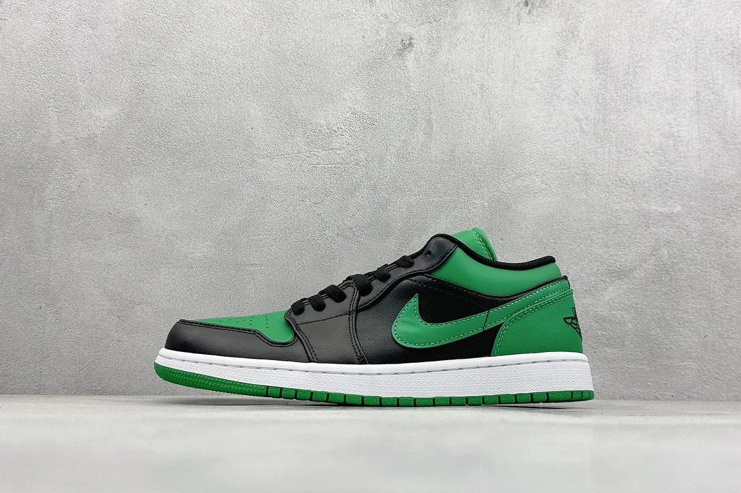 Nike Air Jordan 1 Low Green Black Shoes