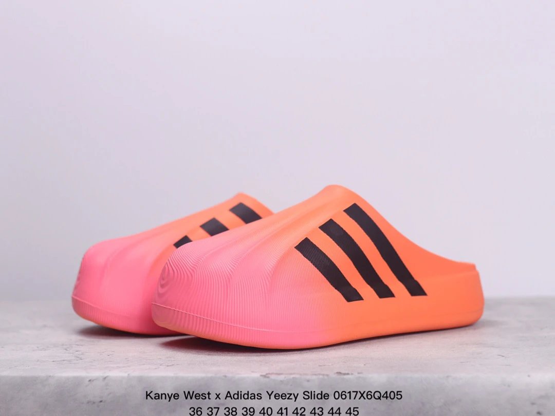 Adidas Yeezy Gradient Pink Orange EVA Slides