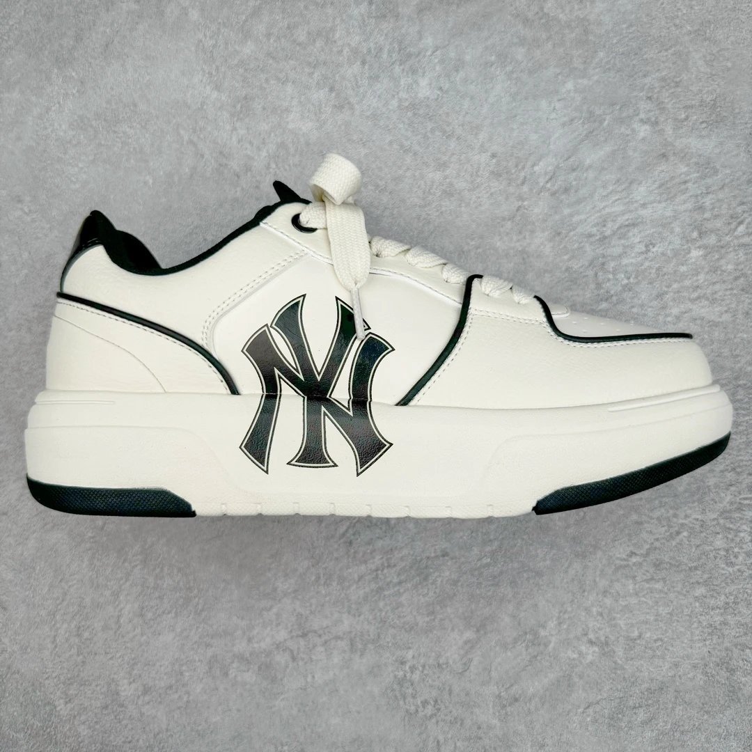 MLB Yankees Beige Chunky Platform Low Top Sneakers