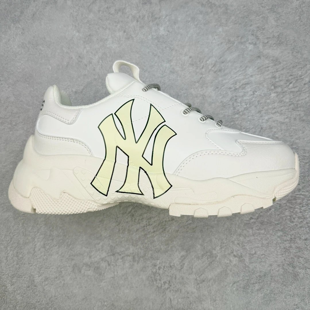 MLB Yankees White Chunky Dad Sneakers Non-Slip Unisex