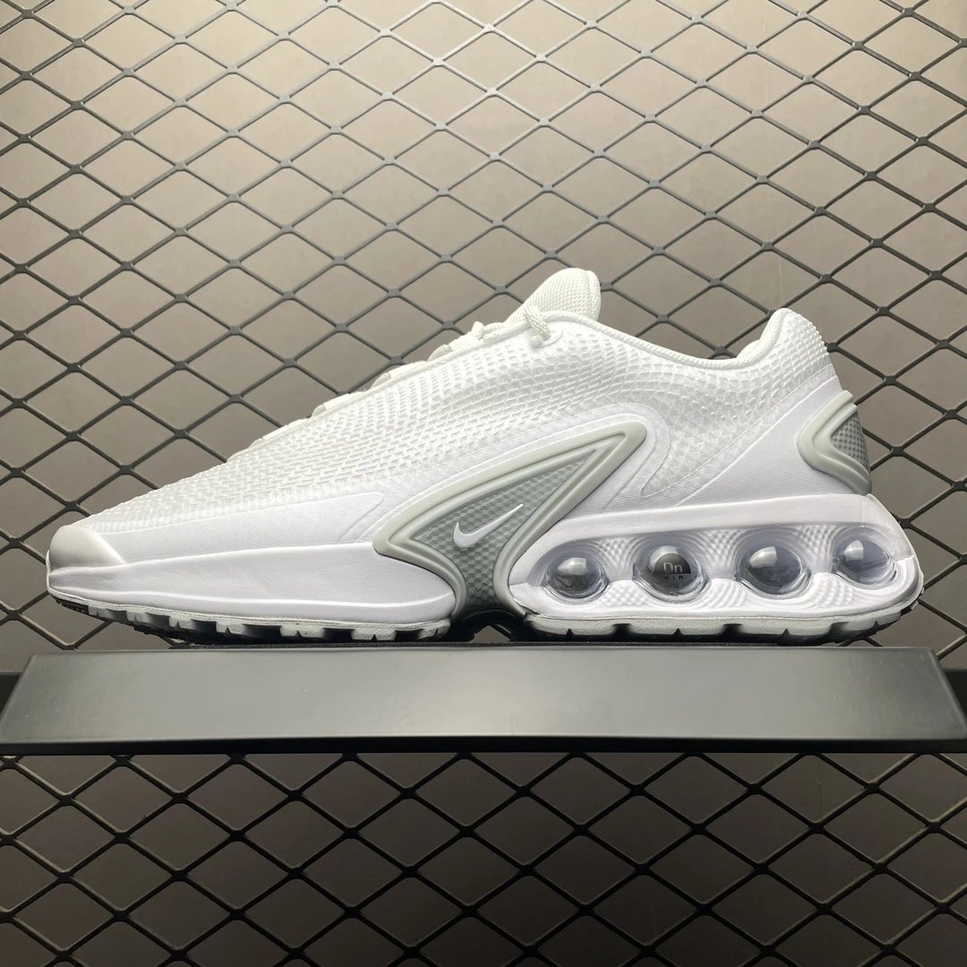 Nike Air Max White Mesh Running Sneakers