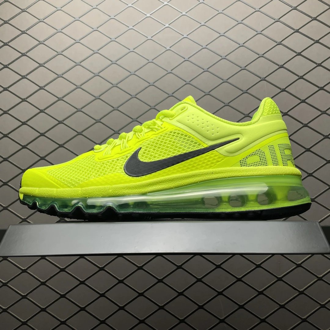 Nike Air Max Neon Yellow Full Air Cushion Sneakers