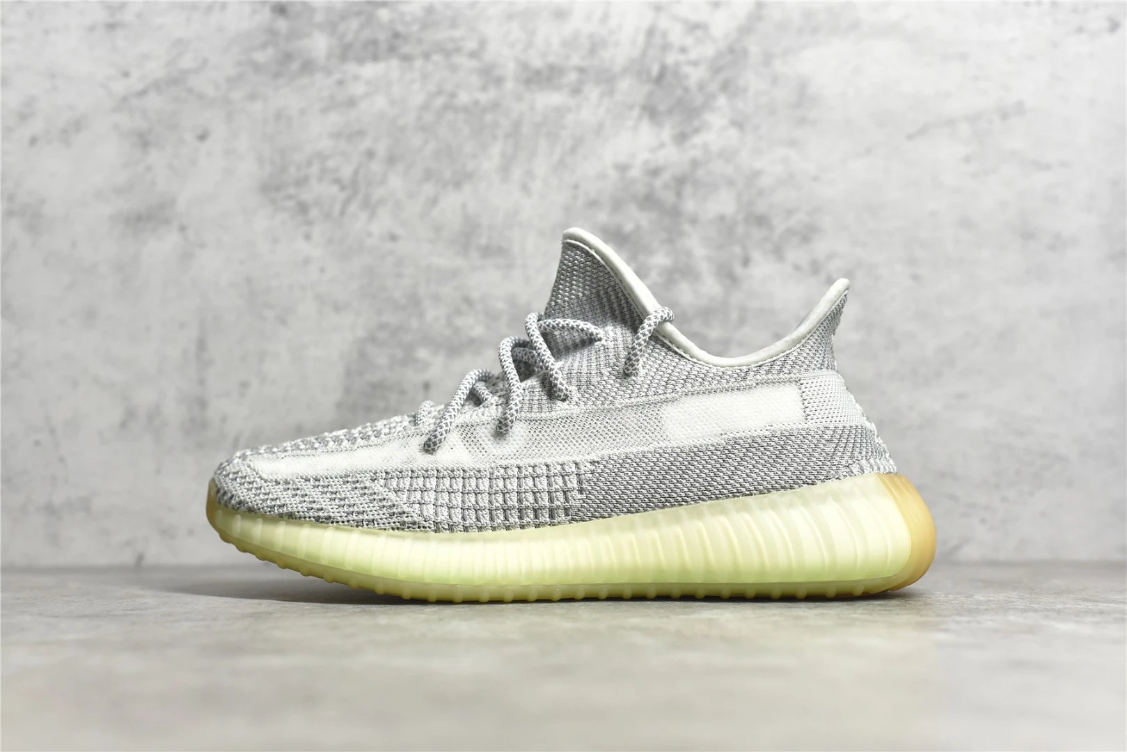 Yeezy Boost 350 V2 Lundmark Grey Knit Sneakers