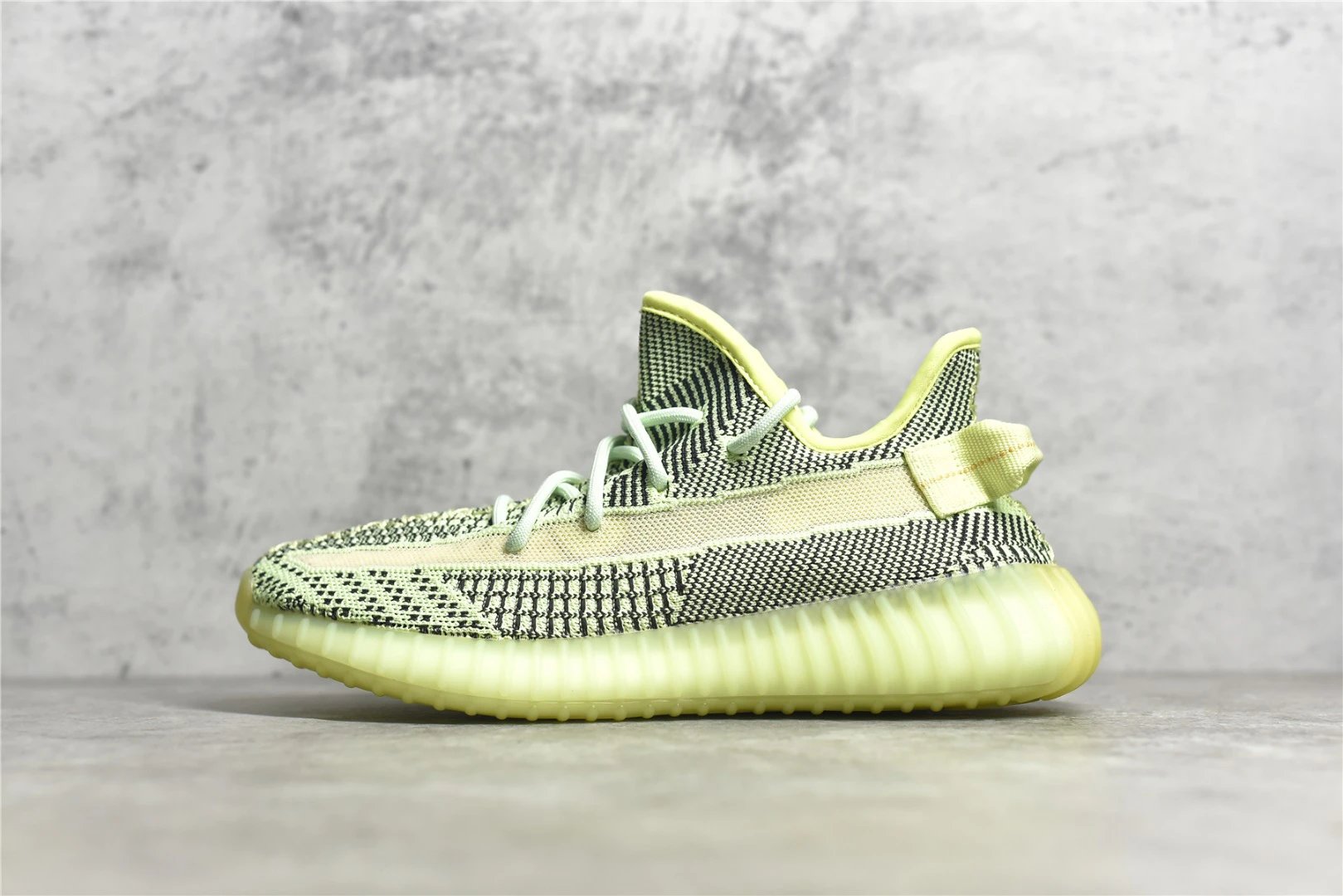 Adidas Yeezy Boost 350 V2 Neon Yellow Black Sneakers