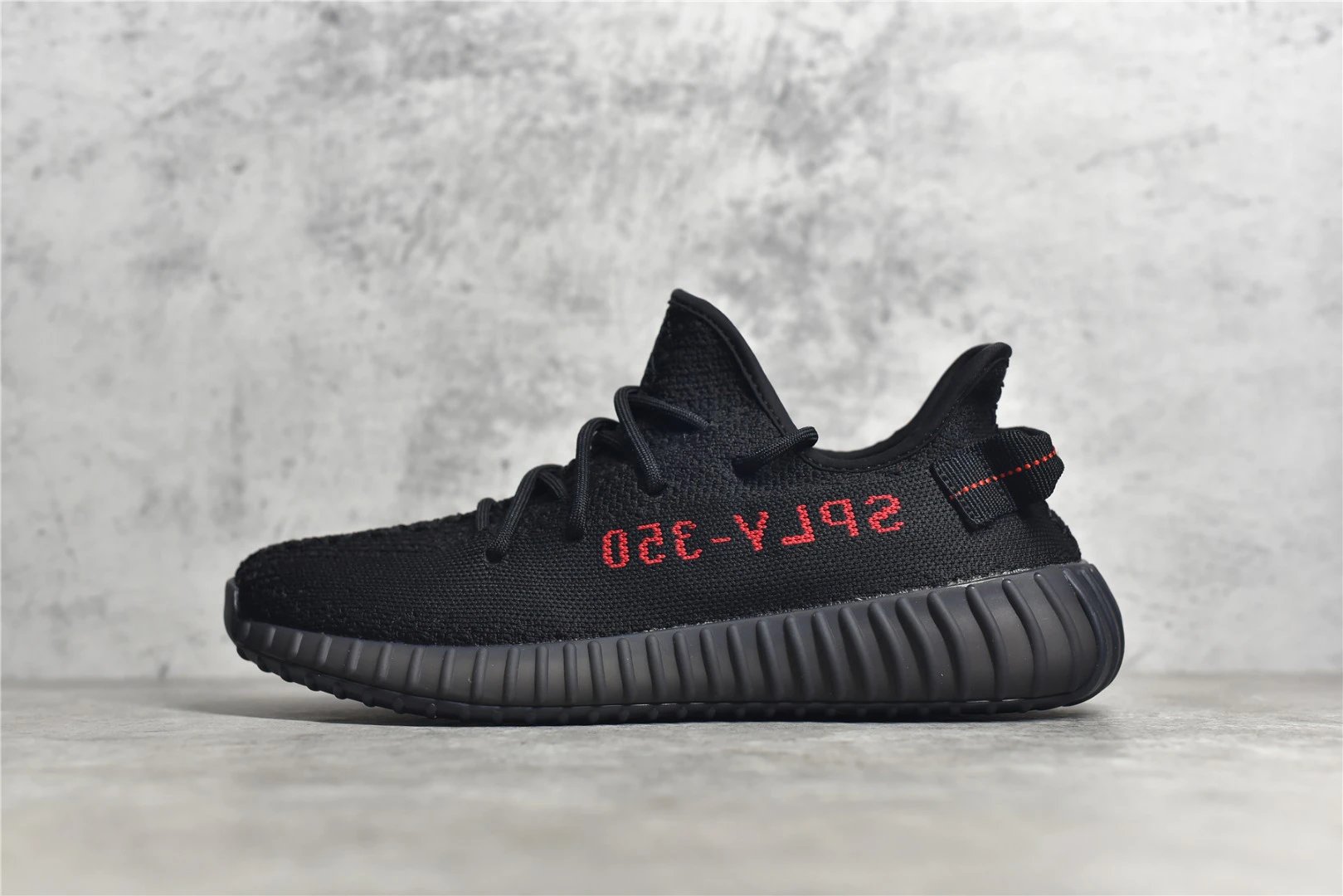 Yeezy Boost 350 V2 Black Red Primeknit Sneakers