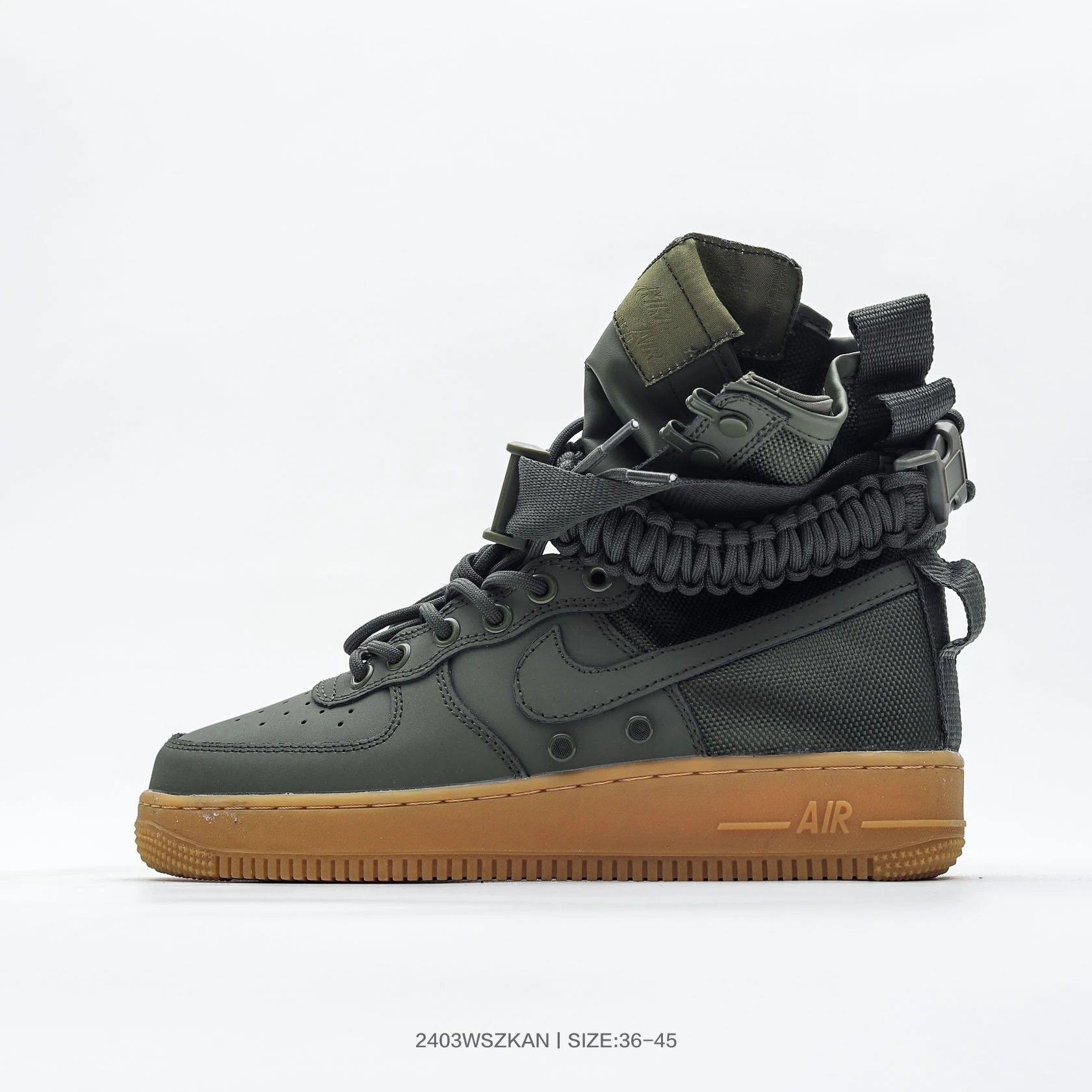 Nike Air Force 1 High Olive Green Unisex Sneakers