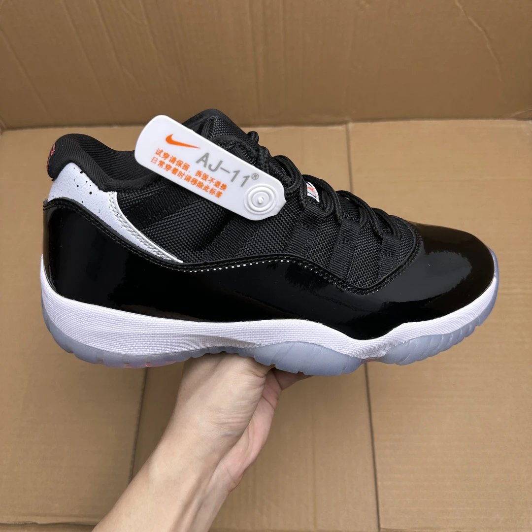 Air Jordan 11 Low Black White Sneakers Shoes
