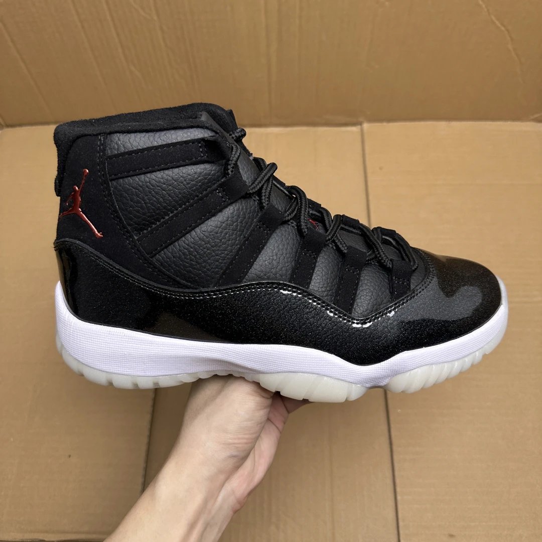 Air Jordan 11 Black White High Top Basketball Shoes