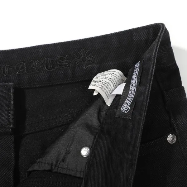 Chrome Hearts x Unknown Artist Cross-Print Black Denim Jeans - 7