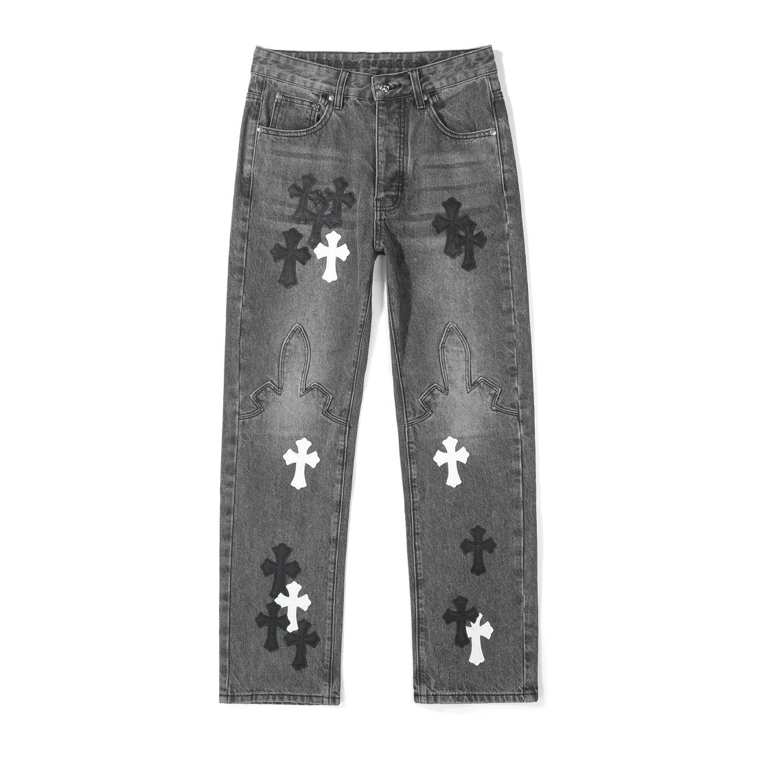 Chrome Hearts Cross Patch Jeans