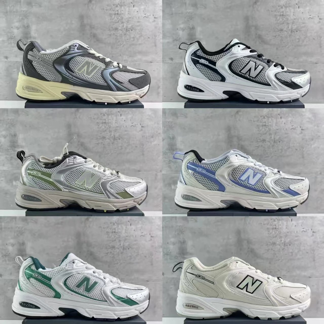 【 TG Version 】 R1 Batch NB530 Full Series Welfare 🔻 Retro breathable running shoes for long-term supply in foreign trade
