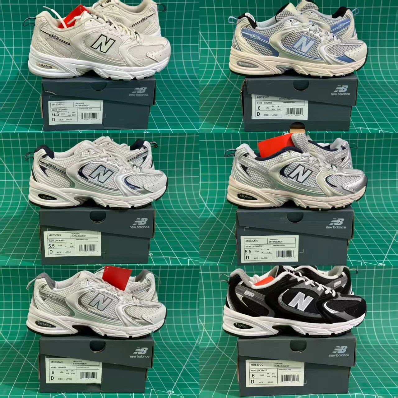 【 TG Version 】 R1 Batch NB530 Full Series Welfare 🔻 Retro breathable running shoes for long-term supply in foreign trade