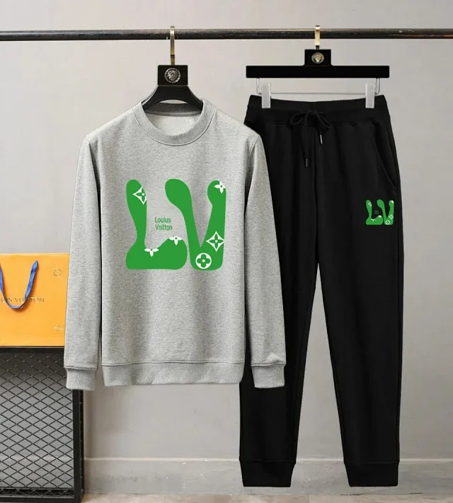 Louis Vuitton Matching Sets Graphic Crewneck Sweatshirt and Joggers Set product detail image 10