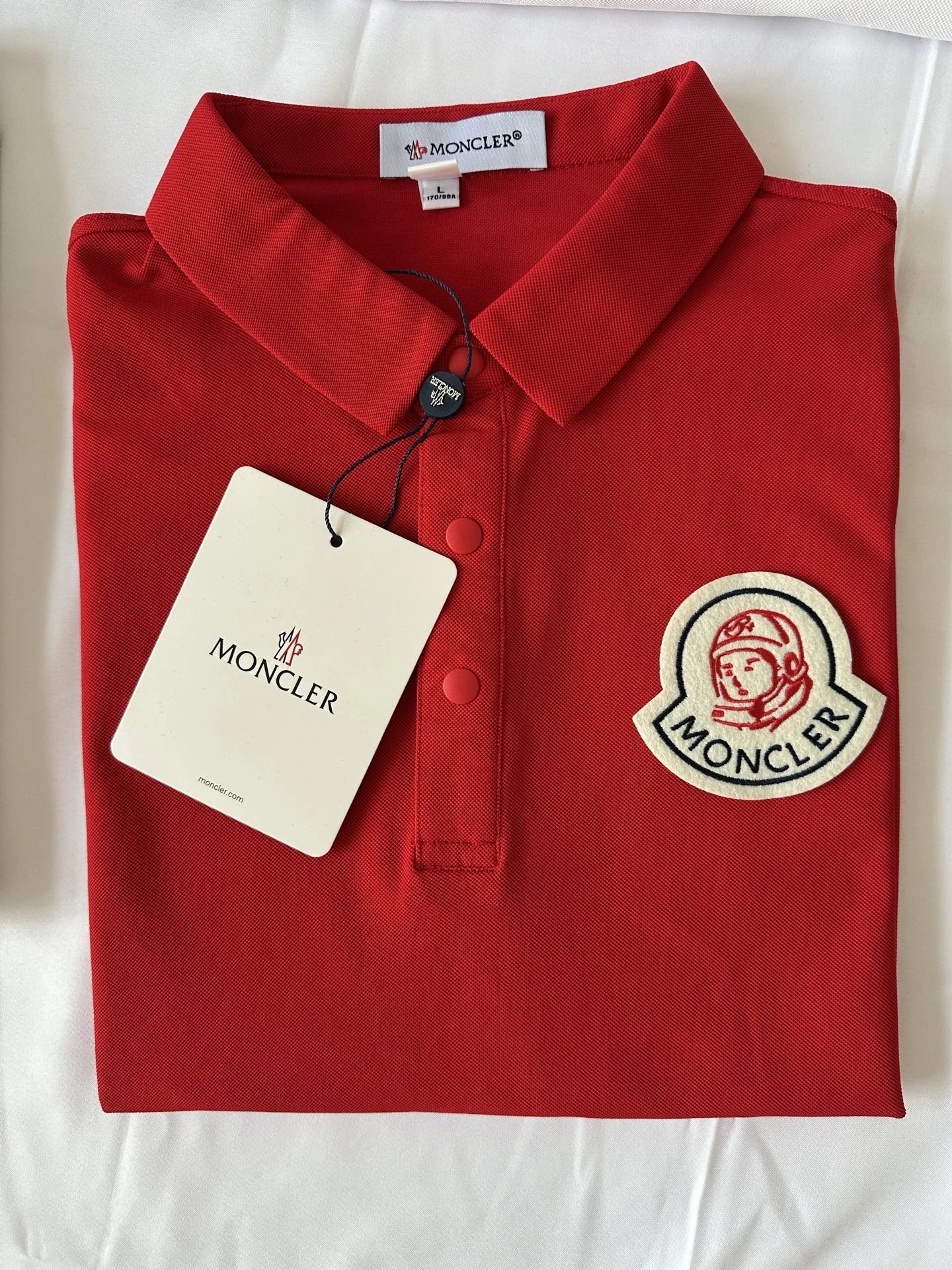 Moncler Billionaire Boys Club Shirt Astronaut Logo Red