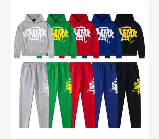 Design Graffiti Print Navy Hoodie and Sweatpants Set Casual Set product detail 2 in Litbuy spreadsheet finds