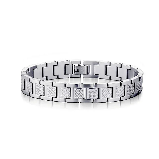 Lacoste Jewelry Textured Link Bracelet product detail image 1