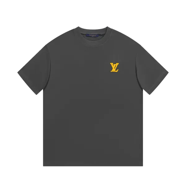 Louis Vuitton LV Patch T-Shirt Charcoal Gray T-Shirt - 1