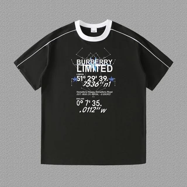 Burberry T-Shirts Short-Sleeve Logo and Graphic T-Shirt product detail image 3