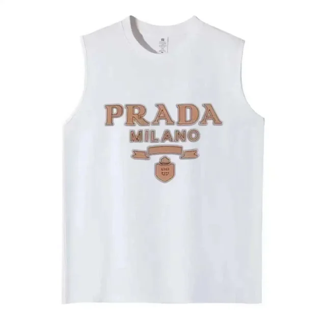 Gucci T-Shirts Sleeveless Logo Print product detail image 4