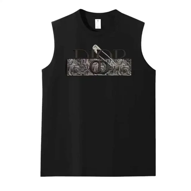 Gucci T-Shirts Sleeveless Logo Print product detail image 9