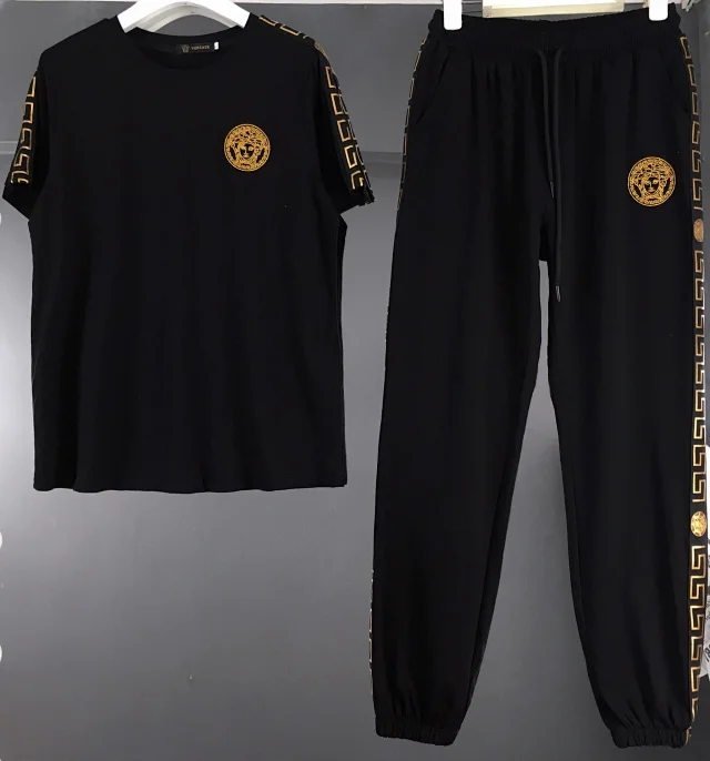 Balenciaga Mixed branded short-sleeve T-shirt and track-pants sets product detail image 5