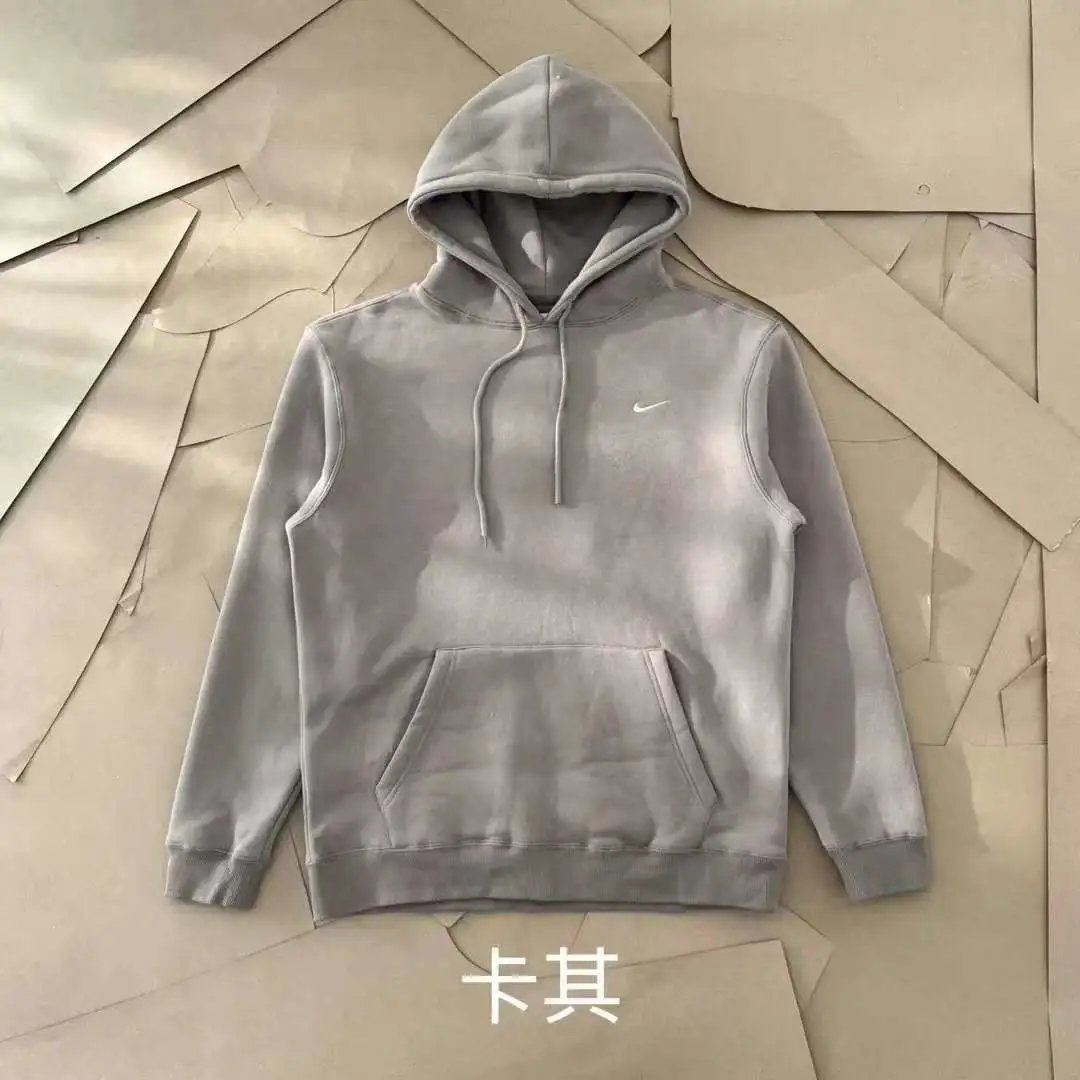 Nike Hoodie Gray Pullover Sweatshirt