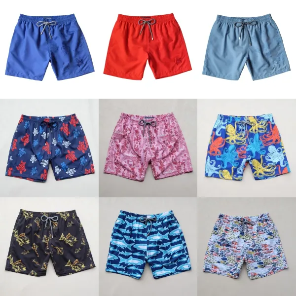Design Turtle Print Navy Swim Shorts Swimwear - 3