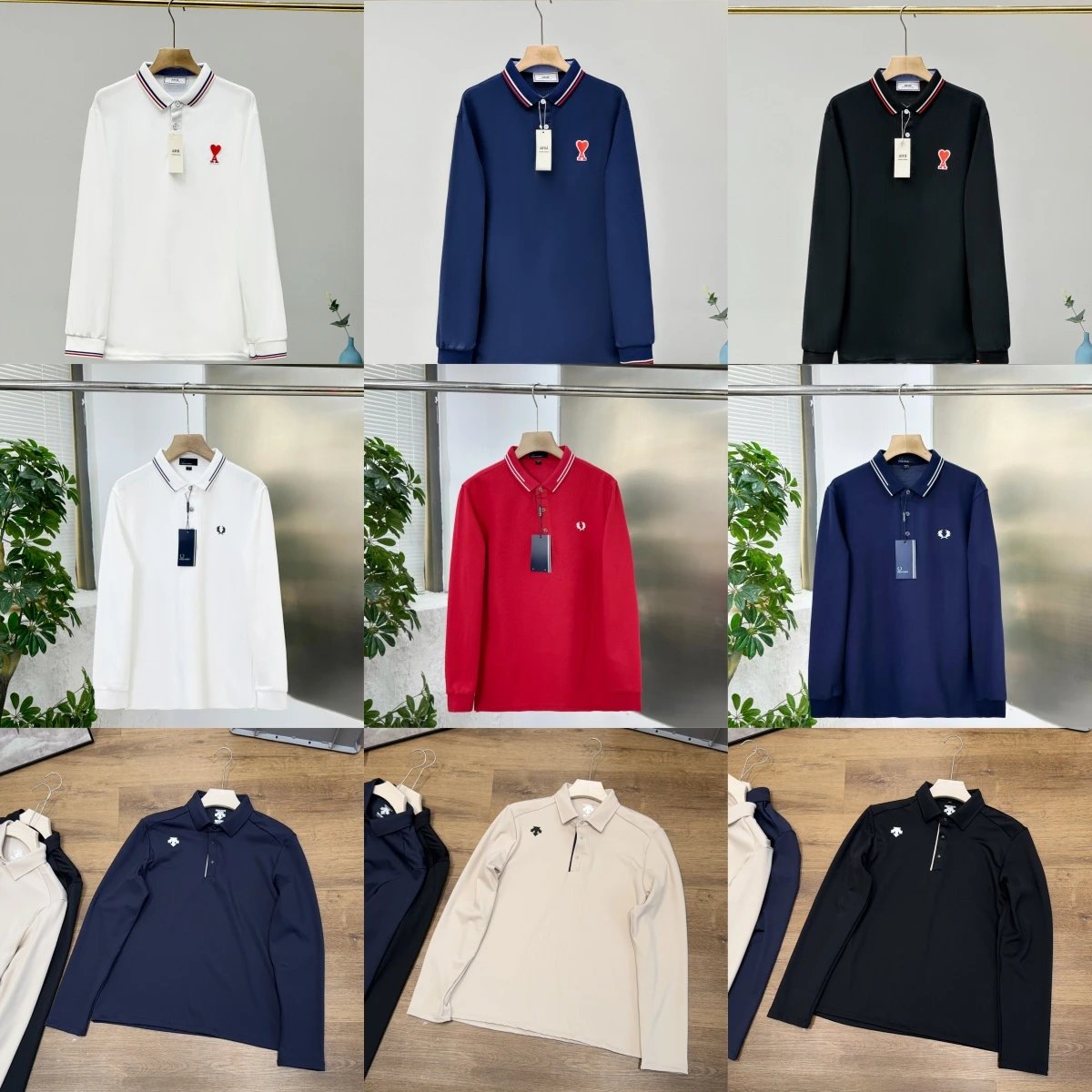 Lacoste Sport Long Sleeve Polo Navy Tops Polo - 3