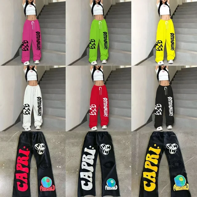 Caterpillar Trousers Graphic Print Drawstring Sweatpants product detail image 1