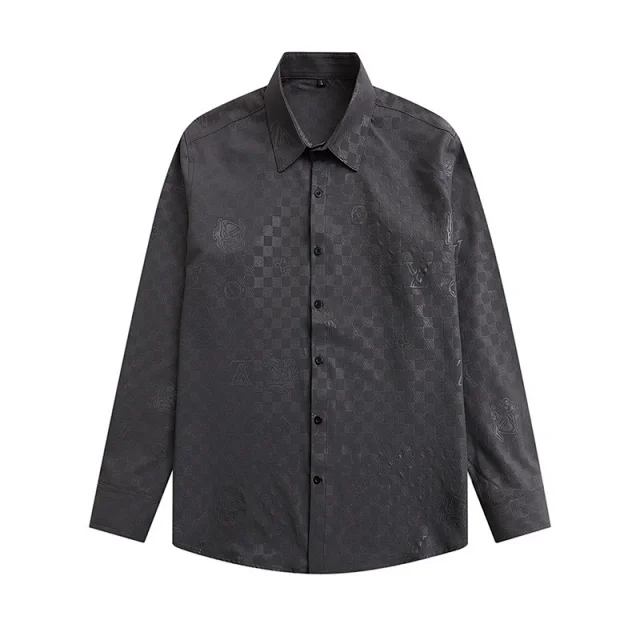Unbranded Long-sleeve button-up shirts with assorted printed and monogram designs product detail image 10