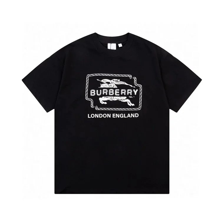 Burberry Black Knight Logo London T-Shirt Unisex