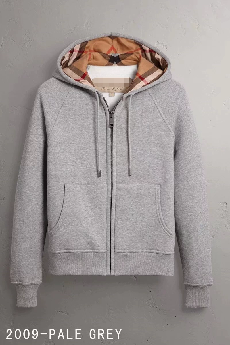 Burberry Hooded Zip-Up Sweatsh