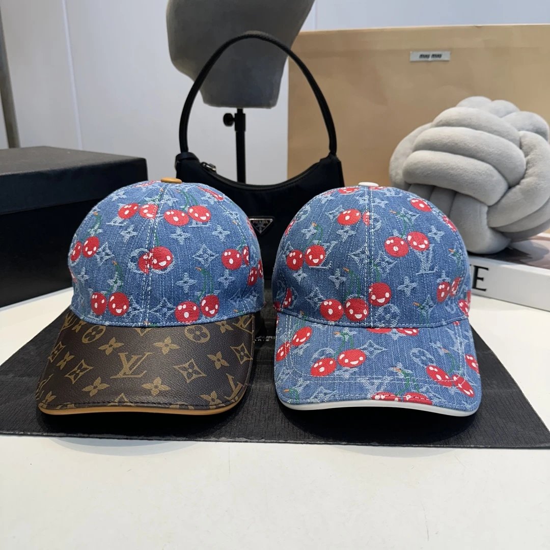 Louis Vuitton Hats Monogram baseball cap — 16 blue