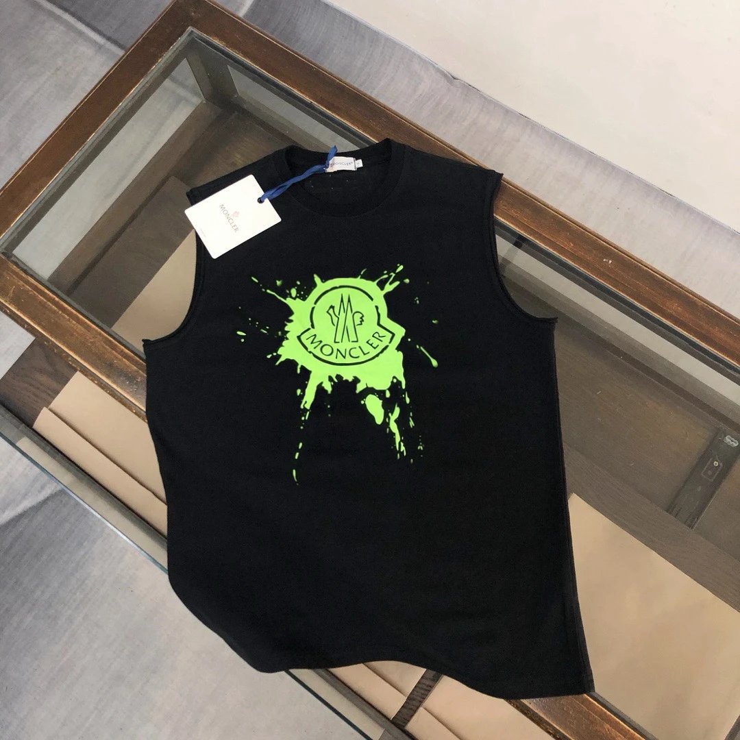 Moncler Vests Sleeveless Logo-Graphic Vest — 23